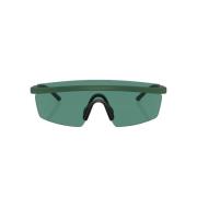 Oliver Peoples R4 Sportig Rund Lins Solglasögon Green, Unisex