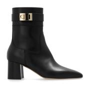 Salvatore Ferragamo Rol Ankelstövlar Black, Dam