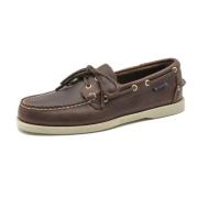 Sebago Brun Burgundy Herrskor Ss24 Red, Herr