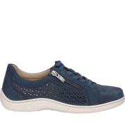 Caprice Blå Ocean Nubuc Sneakers Kvinnor Blue, Dam