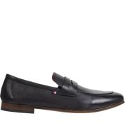 Tommy Hilfiger Svart Flex Loafer Skor Black, Herr