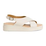 Tamaris Beige Casual Platta Öppna Sandaler Beige, Dam