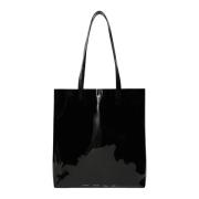 Proenza Schouler Patentläder Woman Walker Tote Black, Dam