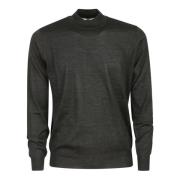 Hindustrie Merino Turtleneck Sweater Gray, Herr