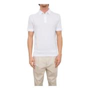 Paolo Pecora Klassisk Polo T-shirt i Vit White, Herr