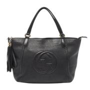 Gucci Vintage Pre-owned Laeder totevskor Black, Dam