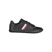 Tommy Hilfiger Svart Polyester Sneaker Black, Herr