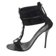 Giuseppe Zanotti Pre-owned Pre-owned Mocka sandaler Black, Dam