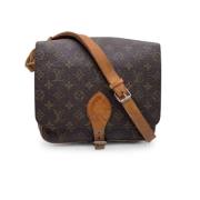 Louis Vuitton Vintage Pre-owned Canvas crossbodyvskor Brown, Dam