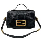 Fendi Vintage Pre-owned Laeder fendi-vskor Black, Dam