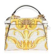 Fendi Vintage Pre-owned Laeder crossbodyvskor Yellow, Dam