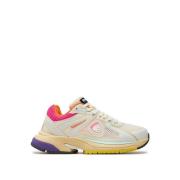 Blauer Fantasy Rosa Sneakers för Kvinnor Multicolor, Dam