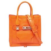 Proenza Schouler Pre-owned Pre-owned Laeder totevskor Orange, Dam