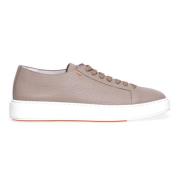 Santoni Cleanicon Sneakers - Beige/Lavendel Birds Eye Mönster Beige, H...