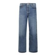 Agolde Straight Jeans Blue, Dam