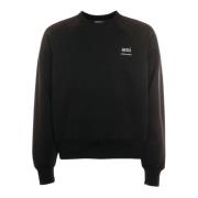 Ami Paris Organisk Sweatshirt med Raglanärmar Black, Herr