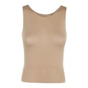 MM6 Maison Margiela Ärmlös Tank Top Brown, Dam