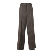 Remain Birger Christensen Vida Pinstripe Byxor Brown, Dam