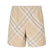 Burberry Strand Boxer Shorts Grå Multicolor, Herr