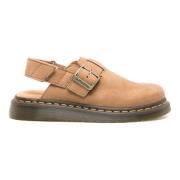 Dr. Martens Beige Nubuck Sandaler med Gul Söm Beige, Herr