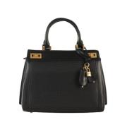 Guess Stilren Handväska med Dubbla Handtag Black, Dam