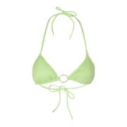 Melissa Odabash Trådlös Vadderad Bralette Green, Dam