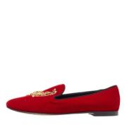 Giuseppe Zanotti Pre-owned Pre-owned Sammet lgskor Red, Dam