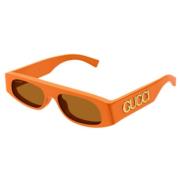 Gucci Stilfulla solglasögon Orange, Unisex