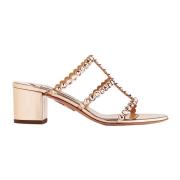 Aquazzura Roséguld Sandaler Pink, Dam