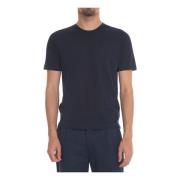 Hindustrie Crepe Jersey T-shirt Blue, Herr