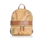 Alviero Martini 1a Classe Geo Classic Framficka Ryggsäck Brown, Dam