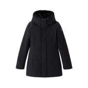 Woolrich Svart Jacka Black, Dam