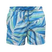 MC2 Saint Barth Mäns Strandshorts Färgglatt Mönster Multicolor, Herr