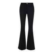 Frame Svarta Flare Jeans Black, Dam