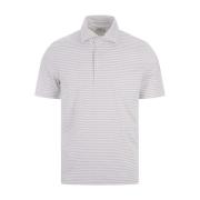 Fedeli Grå Polo Shirt Techno Jersey Regular Fit Gray, Herr