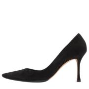 Manolo Blahnik Pre-owned Pre-owned Mocka klackskor Black, Dam