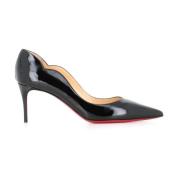 Christian Louboutin Svarta Lackläderklackar Black, Dam