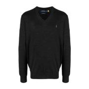 Ralph Lauren Mörk Granit Pullover Tröja Gray, Herr