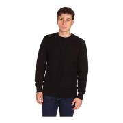 Armani Exchange Randig Tröja Svart Casual Stil Black, Herr