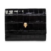 Alexander McQueen Läderplånbok Black, Dam