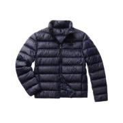 Blauer Seth Koreansk Krage Puffjacka Blue, Herr