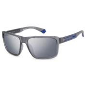 Polaroid Matte Grey Sunglasses Gray, Herr