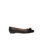 Salvatore Ferragamo Läderpumps Black, Dam