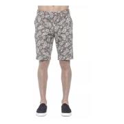 PT Torino Grön Mönstrad Bermuda Shorts Multicolor, Herr