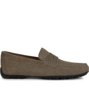 Geox Taupe Grip Moccasins Loafers Beige Beige, Herr