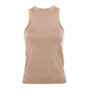 Anine Bing Noel Tank Top Beige, Dam