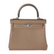 Hermès Vintage Pre-owned Laeder handvskor Beige, Dam