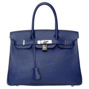 Hermès Vintage Pre-owned Laeder handvskor Blue, Dam