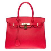 Hermès Vintage Pre-owned Laeder handvskor Red, Dam