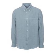 Nn07 Casual Shirts Blue, Herr